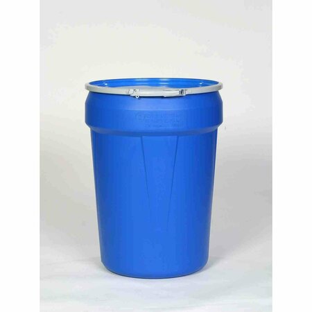 EAGLE LAB, OVERPACK AND SALVAGE DRUMS, 30 Gal Lab Pack Blue w/Metal Lever-Lock Ring 1601MB